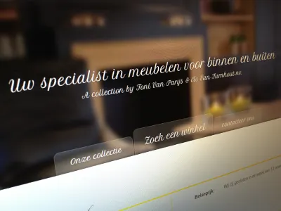 Maison péderrey furniture home interior landing perfect pixel webdesign yummy