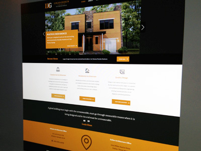 Architect Site adelle architect atlanta dallas homepage responsive web design website
