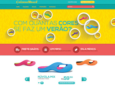 Ecommerce Home design fashion home shoes web design