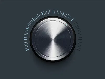 Knob dial knob knob metallic volume
