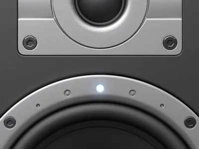 nEar 05 Speaker 05 3d c4d cinema 4d esi front glow led music near shot sound speaker studio vray