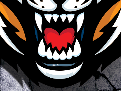 Tiger Head Mascot angry animal head mascot roar sports tiger
