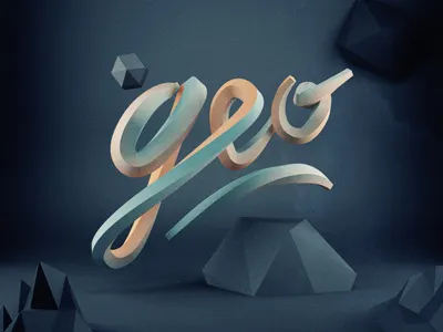 PolyScript 3d c4d cinema geo low poly poly polygon script swash type vray