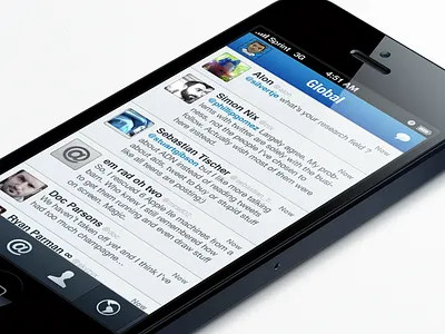 An App.net Client app app.net client concept design interface ios ui