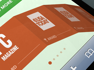 Mobile Site Carousel Slideshow design interface mobile rally interactive site ui ux website