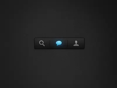 Navigation bar dark interface navigation playoff search ui