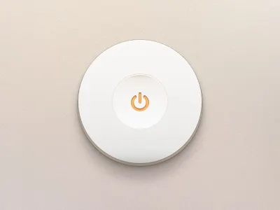Off Button (.psd) button clean free freebie licht minimal off on psd shutdown switch toggle ui