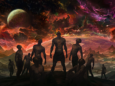 Our Grasp Of Heaven concept art illustration painting sci fi