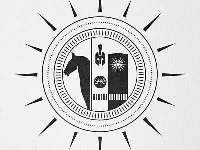 Megalexandros [Alexander the Great] alexander alexander the great emperor empire greece greek icon illustration macedonia macedonian medusa megalexandros vergina sun