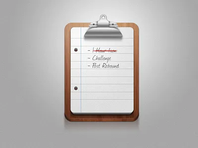 1 Hour Icon Challenge challenge clipboard hour icons one paper rebound result