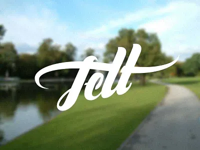 Felt design invite lettering typography white