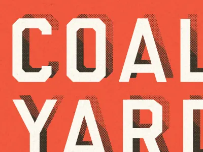 Coal Yard Whiskey Label adc alcohol black blue branding coal yard label logo new make red typography whiskey