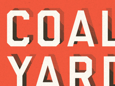 Coal Yard Whiskey Label adc alcohol black blue branding coal yard label logo new make red typography whiskey
