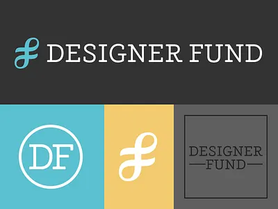 Designer Fund branding custom type logo logotype monogram slab serif typography visual identity wordmark