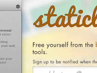 Landing Page app landing page logo mac orange texture typography website yellow