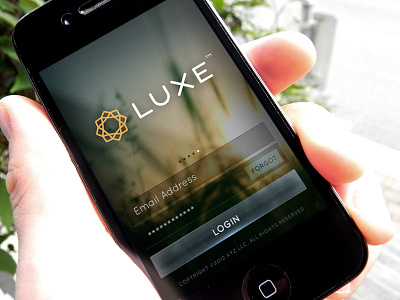 Rejected app jam app button glass ios iphone login splash ui ux