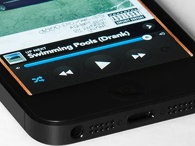 Music for iPhone app iphone mobile music ui