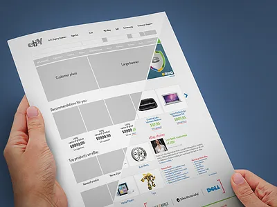 eBay Wireframe ui ux webdesign wireframe
