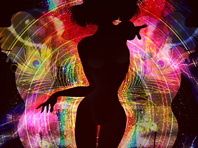 Silhouette digital fashion illustration