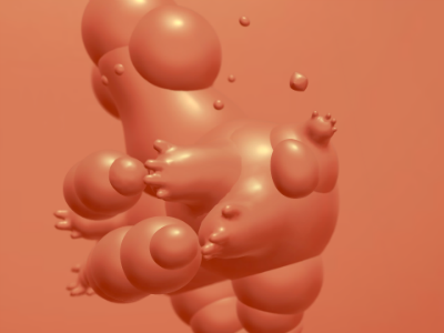 cloud computing character cloud comuting render sculptiris weirdink