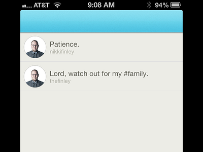prayrbox Real Preview 1 app church faith flannel hand icons ios iphone plaid prayer prayrbox uitableview