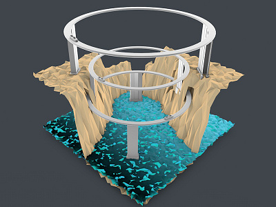 Round and Round c4d cinema 4d gif