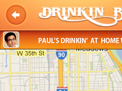 Drinkin' Budz App Concept buds drinking iphone screenshot