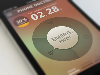 iPhone app app battery ios iphone mode ui