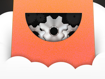 Detectify Labs Logo cloud cog cogs gears lab labs logo security service