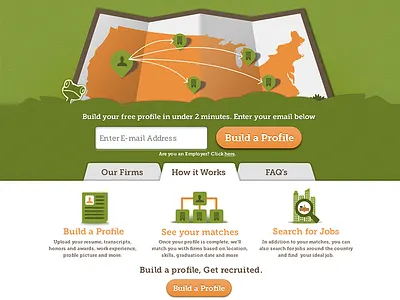 Final CollegeFrog Homepage homepage landing page map startup tabs website