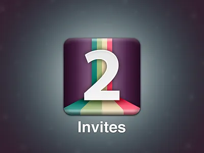 Dribbble Invite Giveaway! 2 app draft icon invitation invites ios
