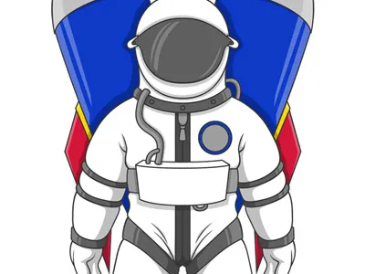 Felix Baumgartner astornaut baumgartner character felixbaumgartner illustrated illustration redbull rocket rocketman stratos vector