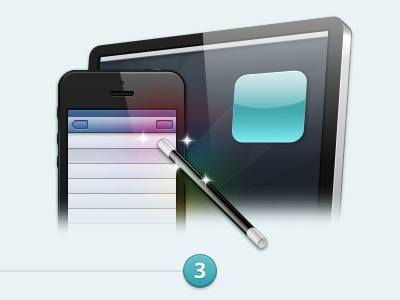 3 icon illustration magicalness process