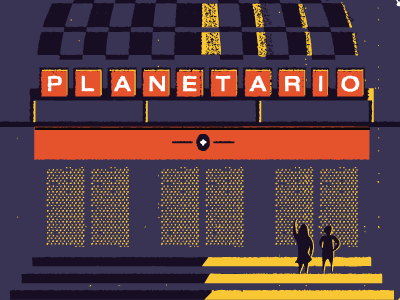 Planetary illustration kids night planetary