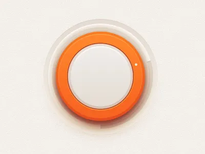 Orange Knob knob orange ui