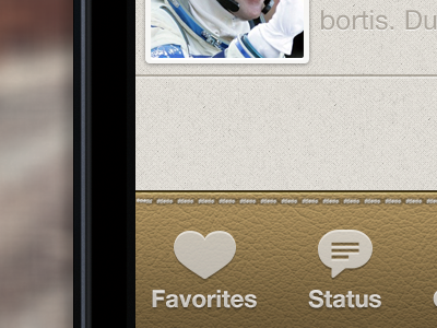 How Whatsapp should look like app chat ios iphone 5 leather message redesign whatsapp