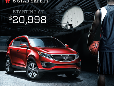KIA Program Ad car