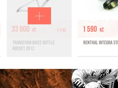 Part of landing page buy commerce flat orange product shop sport ui ux web website