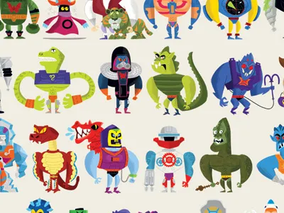 Masters of the Universe Compendium Print he man masters of the universe motu poster print skeletor