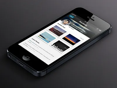 iOS App Portfolio Concept app apple concept ios mobile portfolio