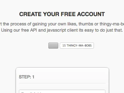 Live: GetThingymabobs.com api arrow bubble button css gradient js like likes