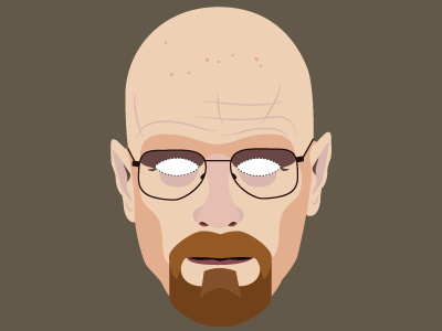 Walter Halloween mask (WIP) breaking bad halloween illustrator mask