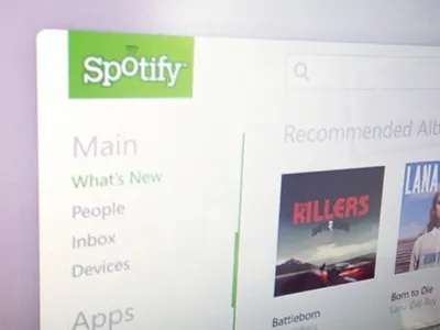 Spotify Metro Style 8 flat grid interface metro minimal music navigation spotify theme ui windows windows 8