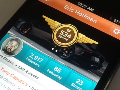 iPhone - Rewards Profile app apple ios iphone mobile retina ui ux