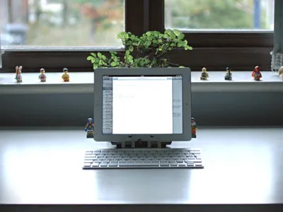 Workspace for writing bonsai desk ipad lego office workspace