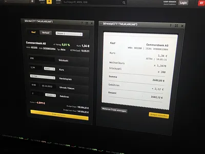 Another Receipt button css dark desktop gui html icon navigation paper receipt typography ui web