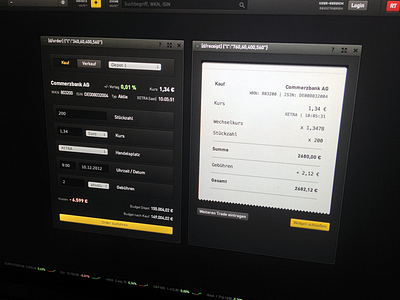 Another Receipt button css dark desktop gui html icon navigation paper receipt typography ui web