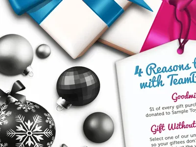 Holiday Campaign Splash Page campaign christmas ecommerce holiday splash page website xmas