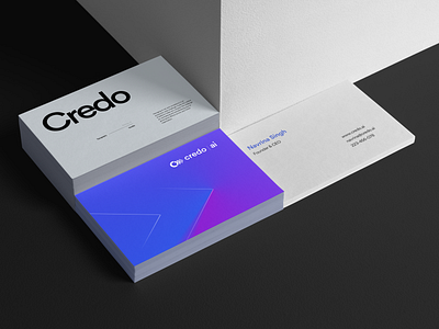 Brand Identity Design for Credo AI brand brand identity branding business card card color design graphic design illustration logo logo design logo mark logotype mockup pattern photoshop pitch presentation psd stationery