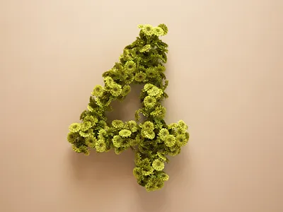 Weather Numbers Spring 3d app design icon ios numbers photoshop spring weather webshocker